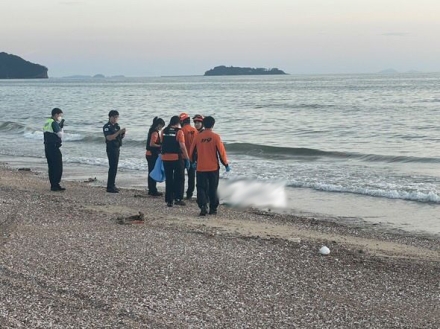충남 태안 꽃지해수욕장서 신원불명 하반신 사체 발견