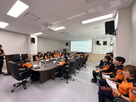 당진소방서, 긴급구조통제단 기능숙달 도상훈련 실시
