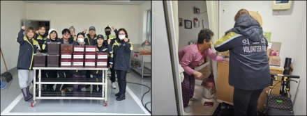 당진소방서 합덕읍 여성의용소방대, 소외 이웃 위해 ‘사랑의 김장 나눔’