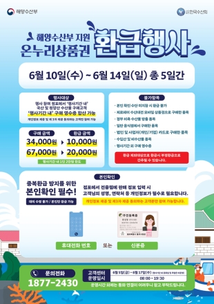 충남도, 고물가 속 수산물 장바구니 부담 낮춘다