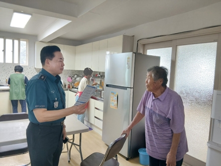 서산경찰서 성연파출소, 고령층 등 사회적 약자 교통사고 예방 총력!