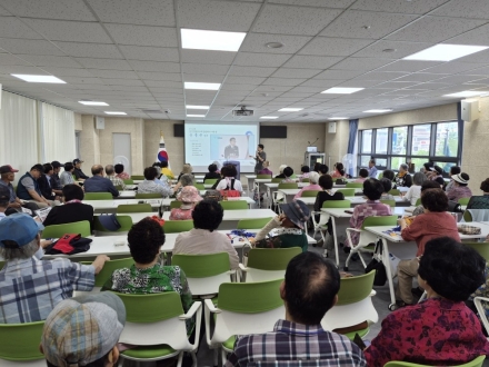 당진경찰서·재향경우회 금융범죄예방단과 서부노인대학 피싱범죄 예방 교육 및 홍보 실시