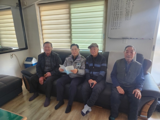서산경찰서 부석파출소 주민의 소중한 생명을 살리기 위한 교통사고 예방활동에 최선!