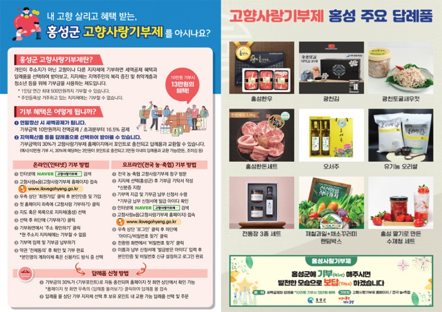 23일 (홍성군, 전국 고향사랑기부제 한파 속 ‘선전’) 1.jpg