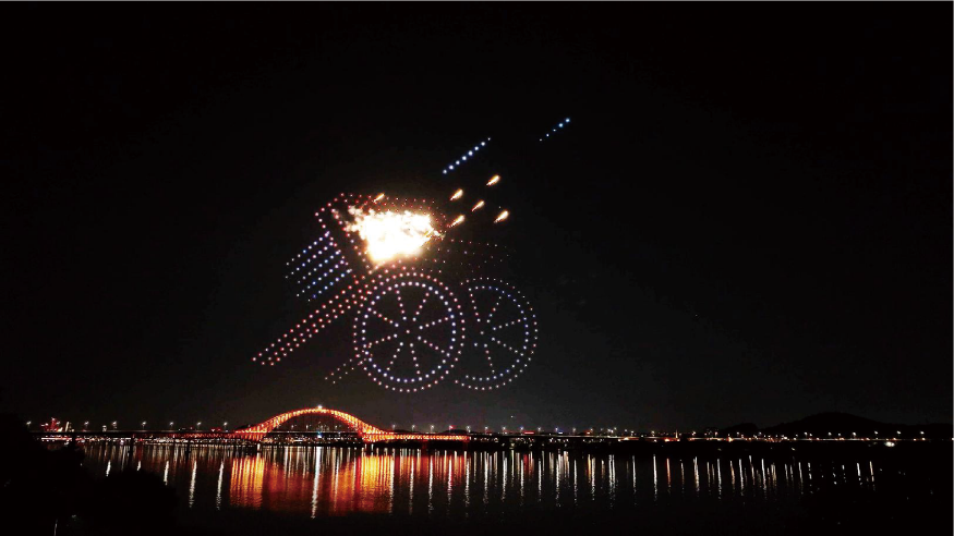 1. 드론으로 그리는 충무공... 성웅 이순신 축제, 친환경 축제로 도약 (추가)(3).png